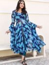 Blue Gulshan suit set - Image 3