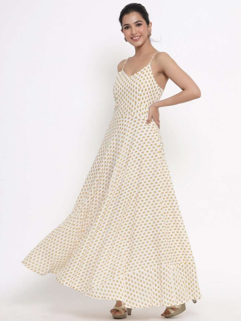 WHITE SPRING DRESS - Image 2