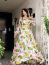 Chiffon Off Shoulder Lehenga Set