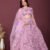 Organza embroidered lehenga set